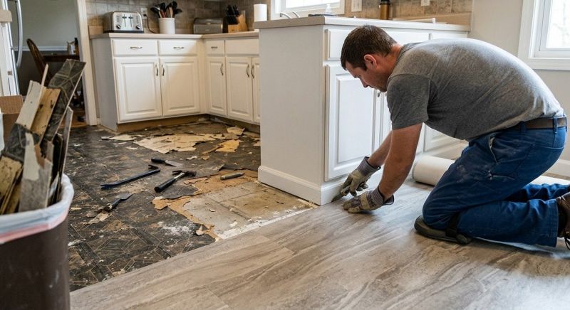 Linoleum Floor Installation in Westerly, RI