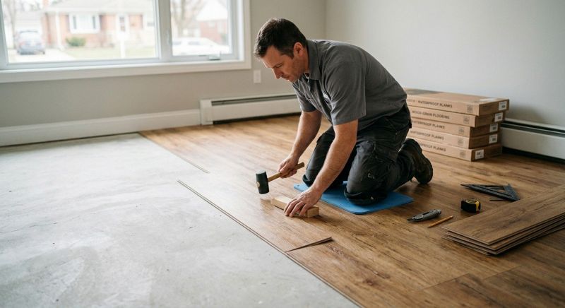 Linoleum Flooring Replacement in Norwich, CT