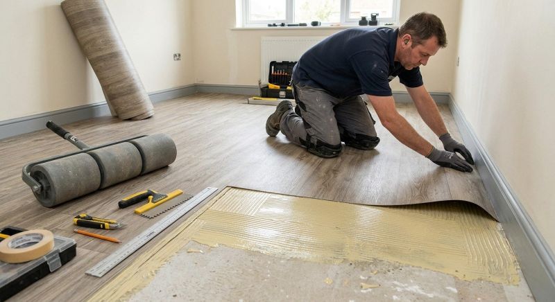 Sheet Flooring Installation in Andover, CT