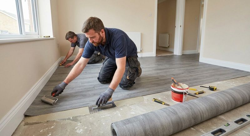 Sheet Flooring Installation in Andover, CT