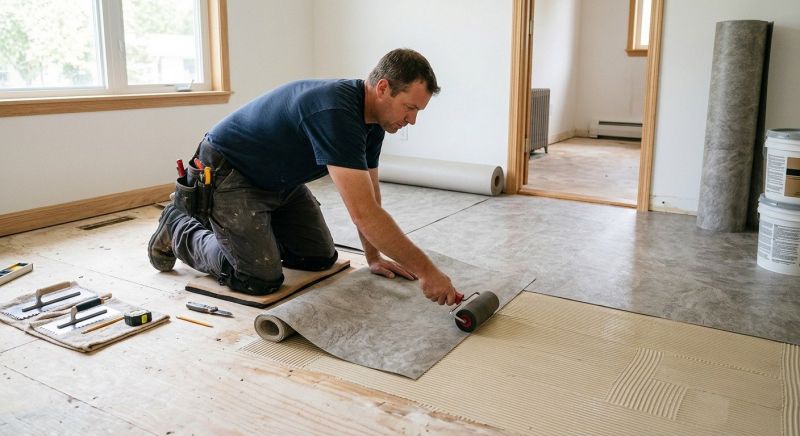 Sheet Flooring Installation in Brooklyn, CT