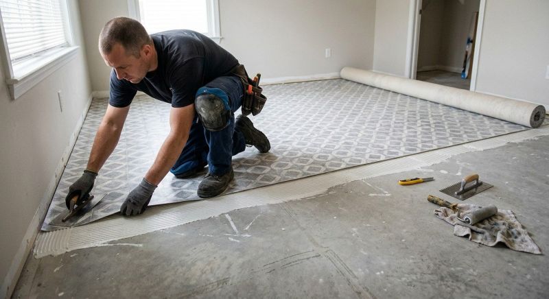 Sheet Vinyl Installation in Norwich, CT