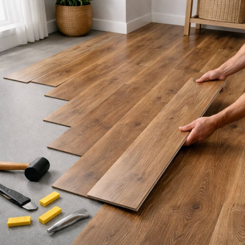 Vinyl Plank Floor Installation in Norwich, CT